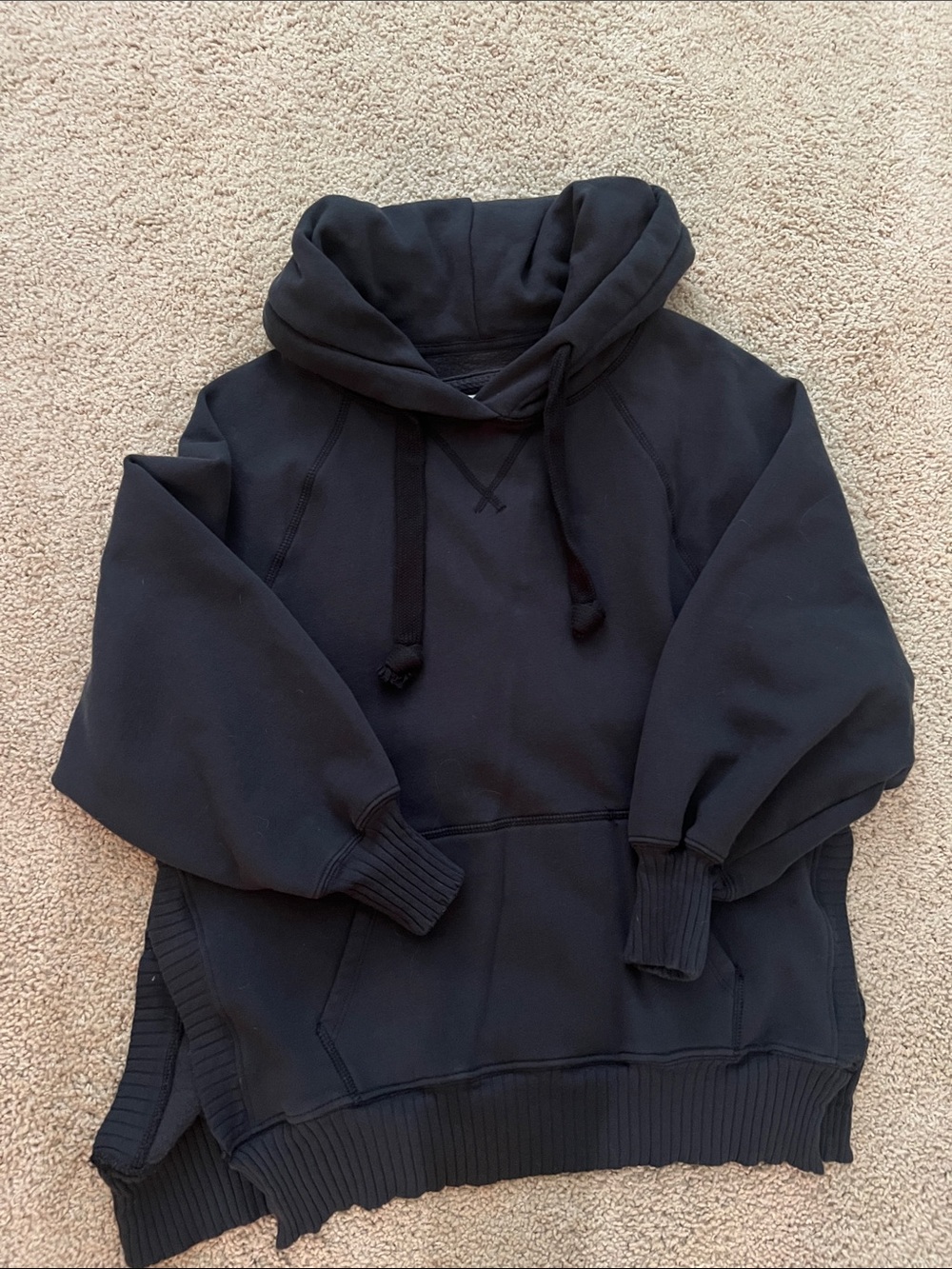 American Eagle Outfitters Black Pullover Hoodie